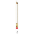 HEX GOLF PENCIL NO ERASER - CUSTOM TEXT 2 LINE (Always SHARPENED)